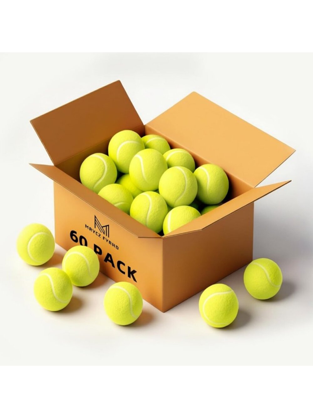 Bulk Tennis Balls for Dogs & Practice - 60/120 Pack, Durable & High Bounce